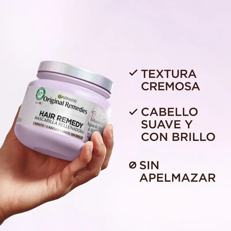 Garnier Original Remedies Regenerationsmaske mit Reiswasser für langes, stumpfes Haar