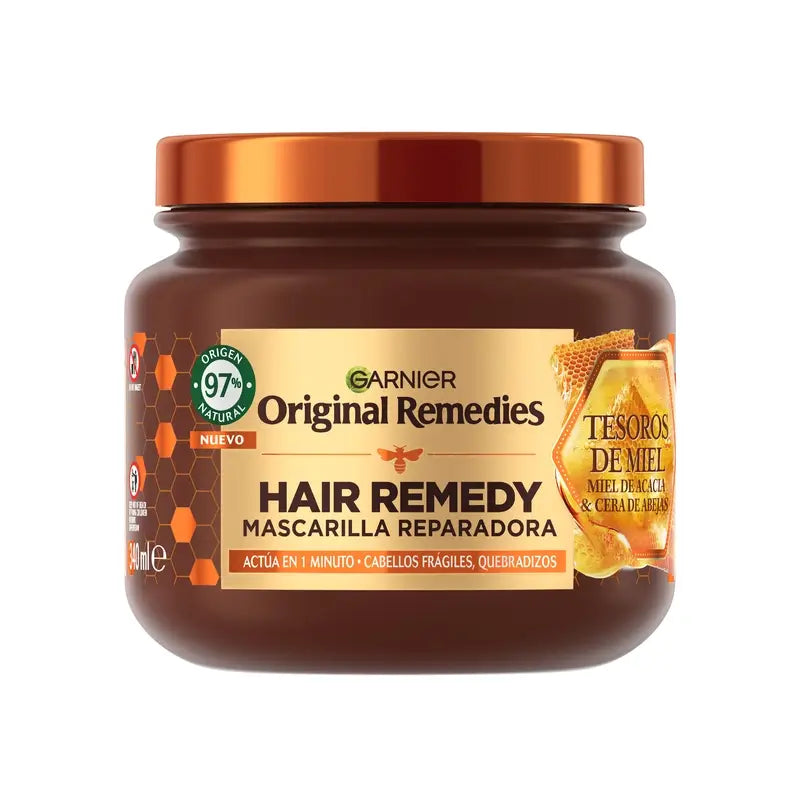 Garnier Original Remedies Hair Remedy Repairing Mask mit Akazienhonig und Bienenwachs, 340 ml