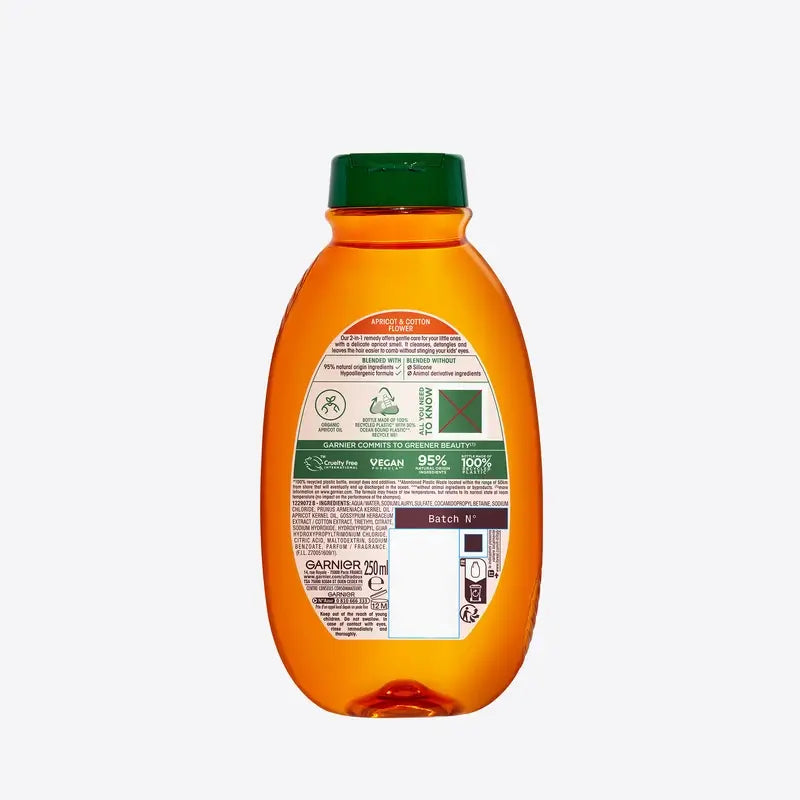 Garnier Original Remedies Ultra Gentle Shampoo 2 In 1 Hypoallergen Apricot , 250 ml