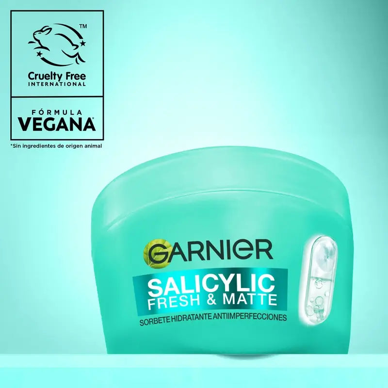 Garnier Pure Active Salicylic Fresh & Matte Anti-Unvollkommenheit Feuchtigkeitssorbet, 85 ml