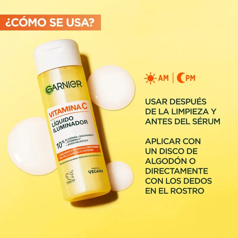 Garnier Salicylsäure Vit C Flüssig Illuminator 120ml