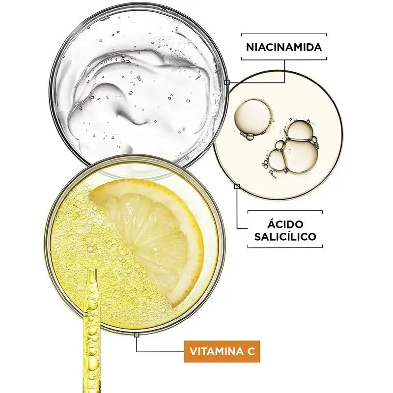 Garnier Anti-Dark Spot Serum mit Vitamin C, Niacinamid und Salicylsäure. Reduziert 43% der dunklen Flecken.