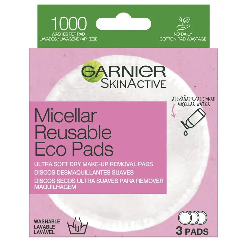 Garnier Skin Active Wiederverwendbare Mikrofaser-Make-up-Entferner-Scheiben