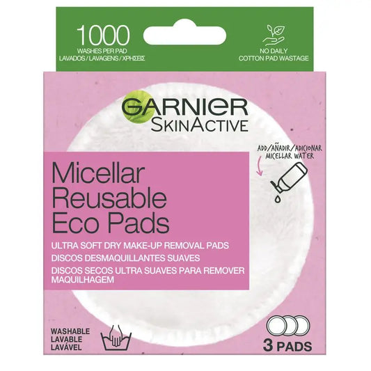 Garnier Skin Active Wiederverwendbare Mikrofaser-Make-up-Entferner-Scheiben