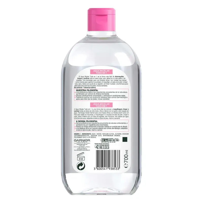 Garnier Skinactive All-In-One Mizellenwasser Maxi-Format - 700 ml
