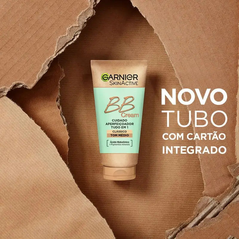 Garnier Skinactive Bb Cream Classic Medium Tone. All In One Feuchtigkeitscreme mit Farbe Spf15, 50Ml
