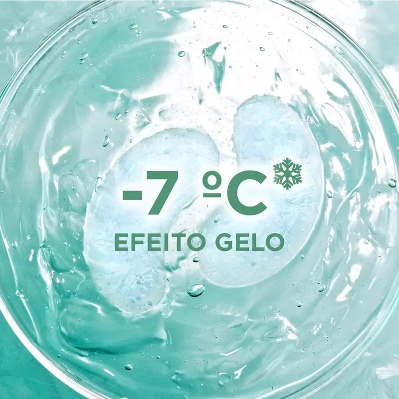 Garnier Tissue Mask Hyaluronic Cryo Jelly Anti-Müdigkeit Augenkontur Maske. 4% Glycerin + Menthol + Hyaluronsäure.