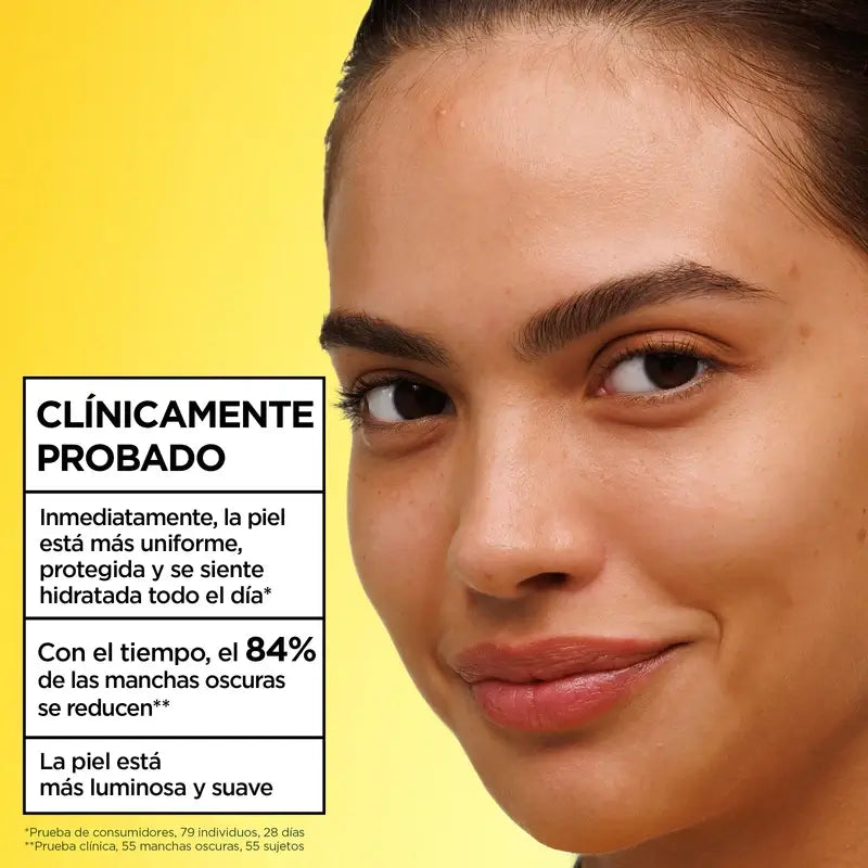 Garnier Uv täglicher Schutz Vitamin C Wonder Tint Spf50+, heller Farbton, 40 ml