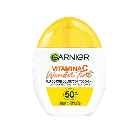 Garnier Uv täglicher Schutz Vitamin C Wunder Tint Spf50+, mittlerer Farbton, 40 ml