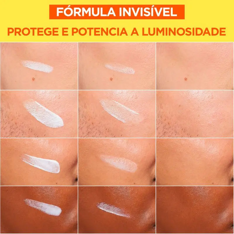 Garnier Vitamin C Unsichtbar Anti-Uv Tägliche Anti-Punkt Flüssigkeit Fps50+, 40 Ml