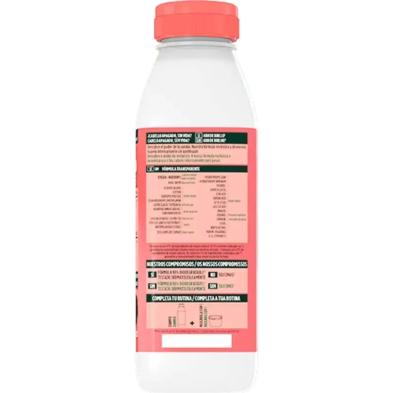 Garnier Fructis Hair Food Wassermelone Revitalisierende Spülung für stumpfes, lebloses Haar 350 ml