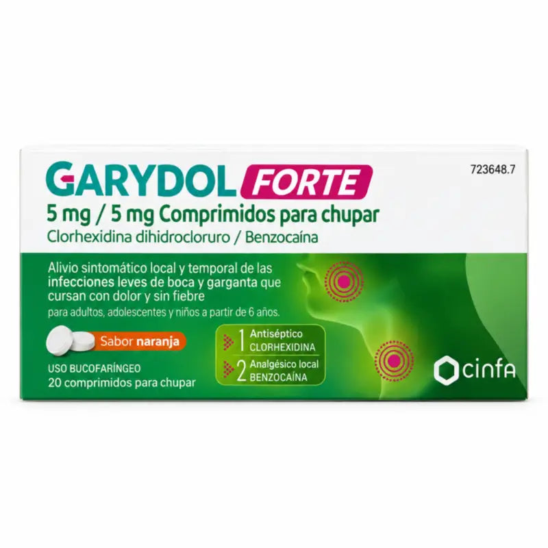 Garydol Forte 5 mg/5 mg, 20 Lutschtabletten