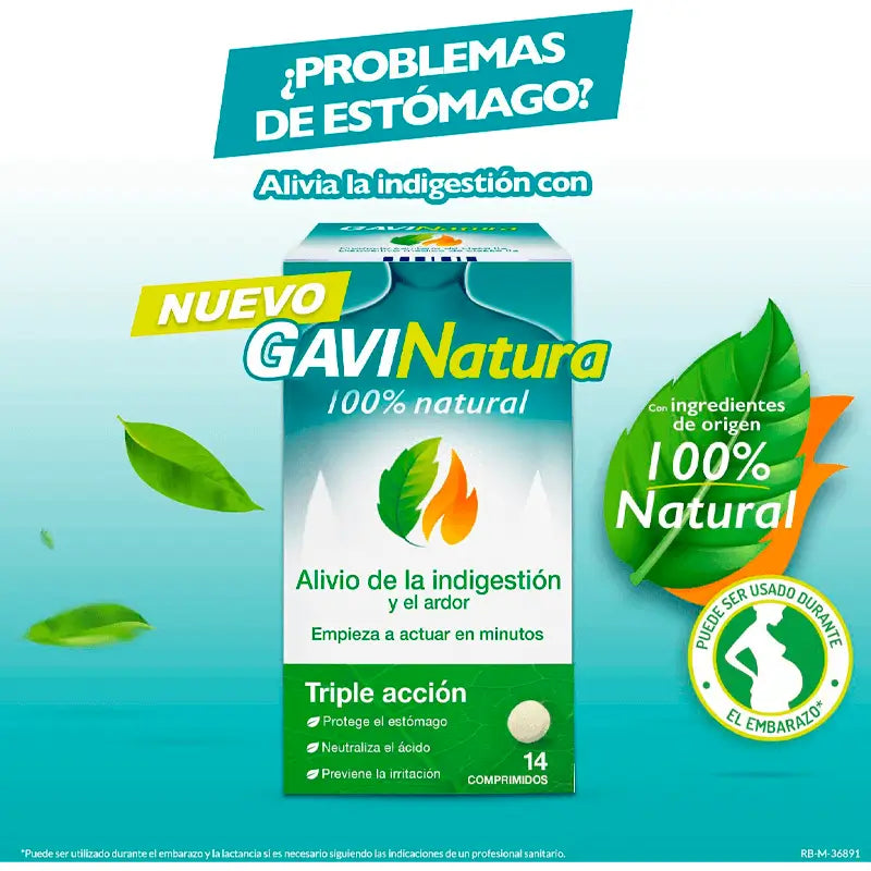 Gavinatura Verdauungsbeschwerden & Sodbrennen, 14 Tabletten