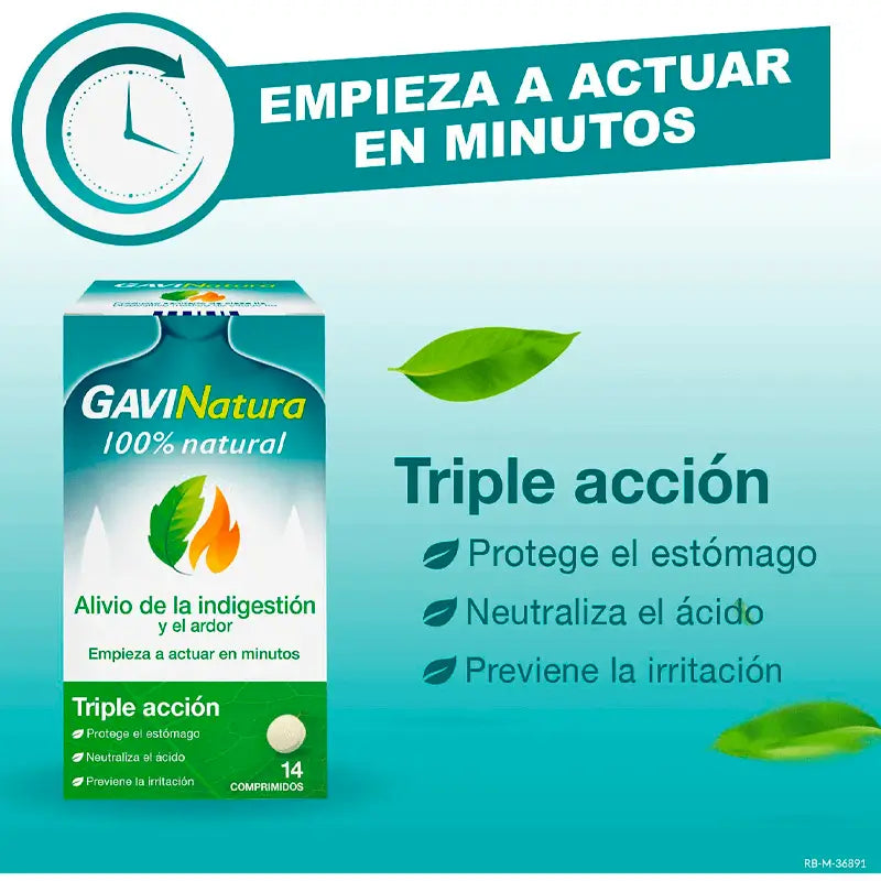 Gavinatura Verdauungsbeschwerden & Sodbrennen, 14 Tabletten