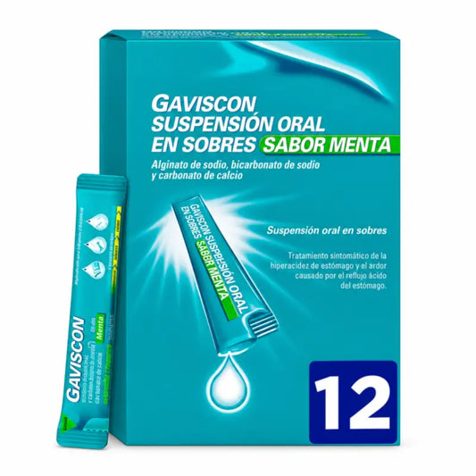 Gaviscon 12 Portionsbeutel Minzgeschmack