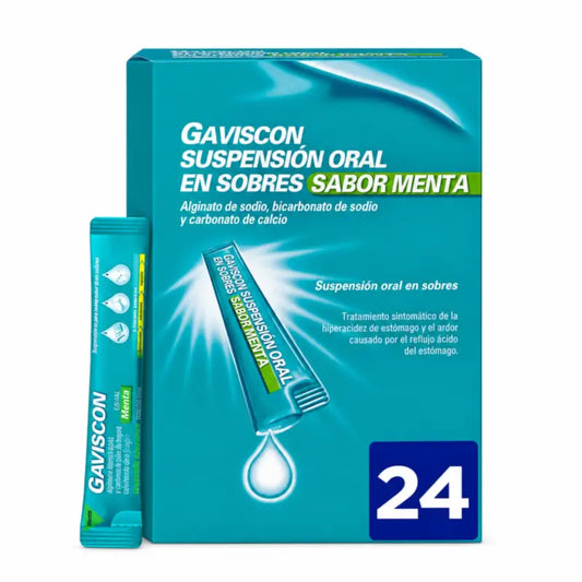 Gaviscon 24 Sachets Pfefferminzgeschmack