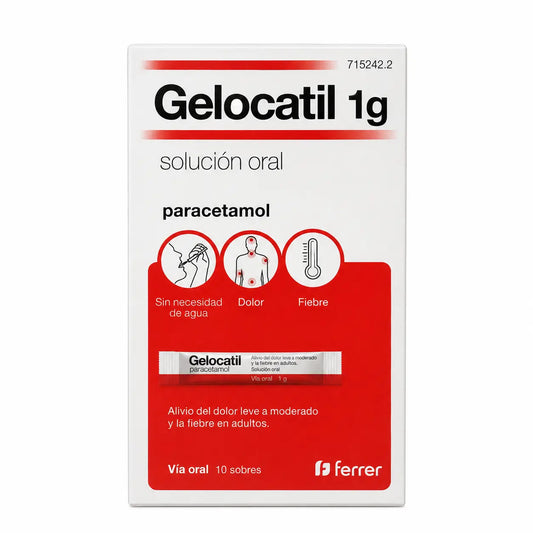 Gelocatil 1g Lösung zum Einnehmen, 10 Sachets