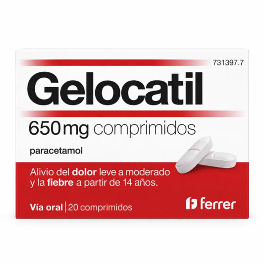 Gelocatil 650 mg, 20 Tabletten