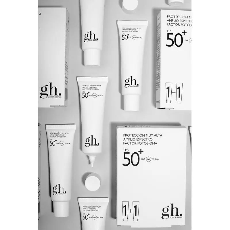 Gema Herrerias Fps50+ Sehr hoher Schutz, Duplo 2x50ml