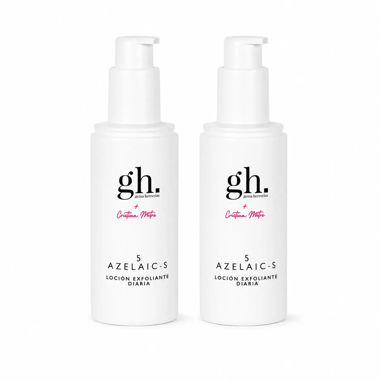 Gema Herrerías Pack 5 Azelaic-S Cristina Mitre Tägliches Peeling Lotion, 2 x 150 Ml