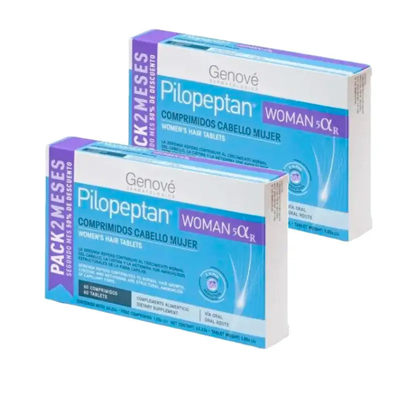 Genové Pilopeptan Woman 5 Alfa R, Packung 2 x 60 Tabletten