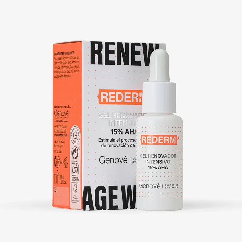 Genové Rederm Rederm Intensiv-Erneuerungs-Gel 15% Aha, 30 ml