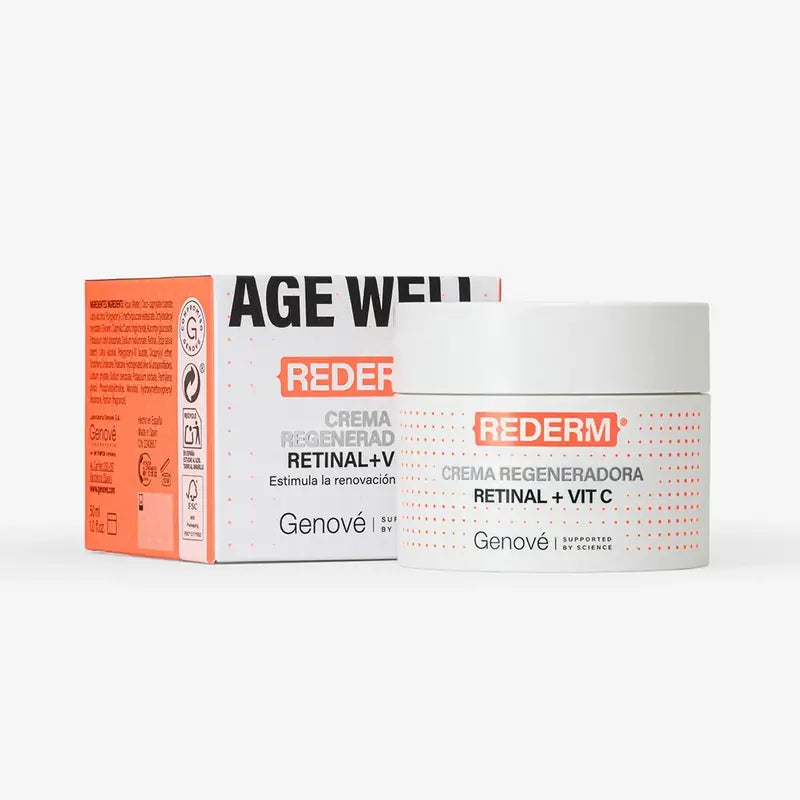Genové Rederm Retinal Regenerating Cream + Vit C, 50 ml
