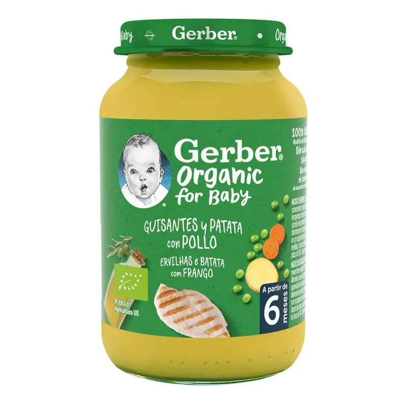 Gerber Bio Erbsen-Kartoffel-Huhn, 190 g