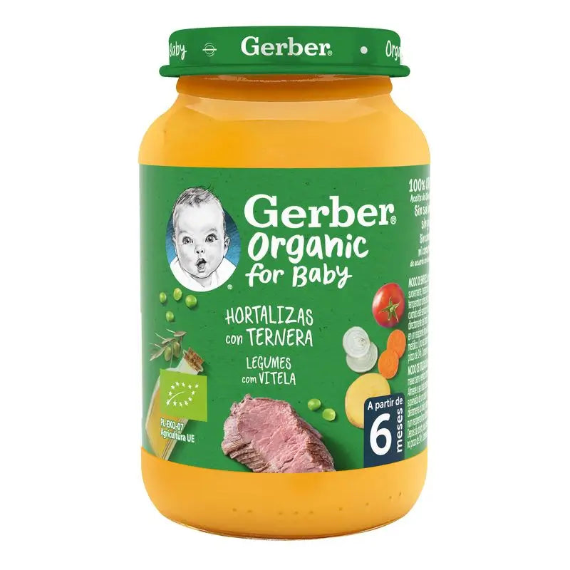 Gerber Bio-Gemüse Kalbfleisch, 190 g