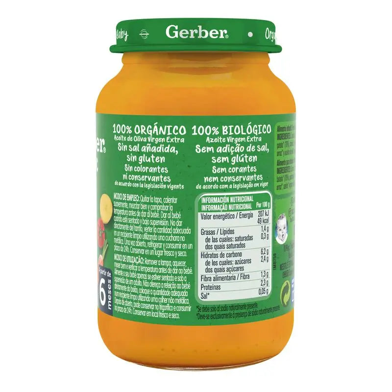 Gerber Bio Karotten-Tomaten-Pute, 190 g