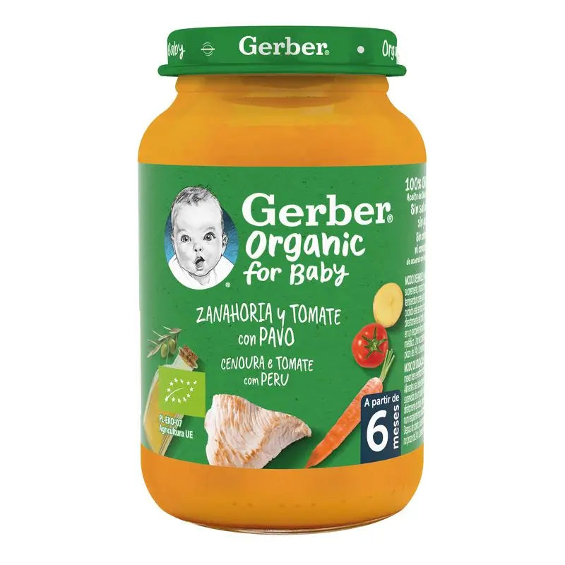 Gerber Bio Karotten-Tomaten-Pute, 190 g