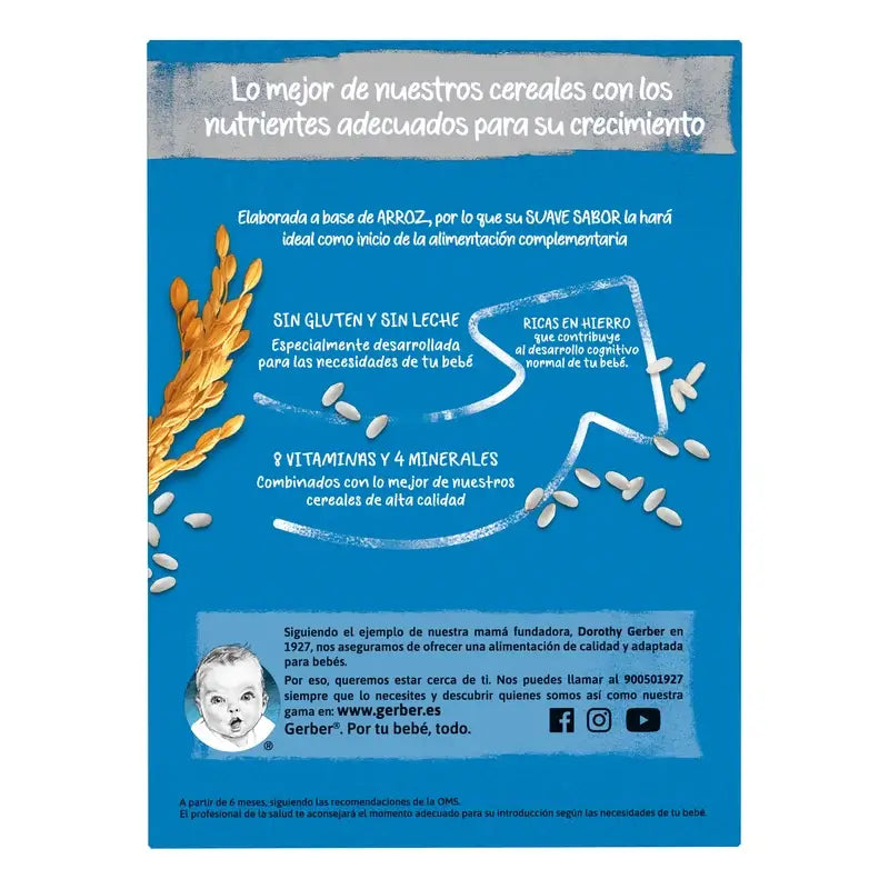 GERBER Glutenfreies Reis-Müsli Creme 250g
