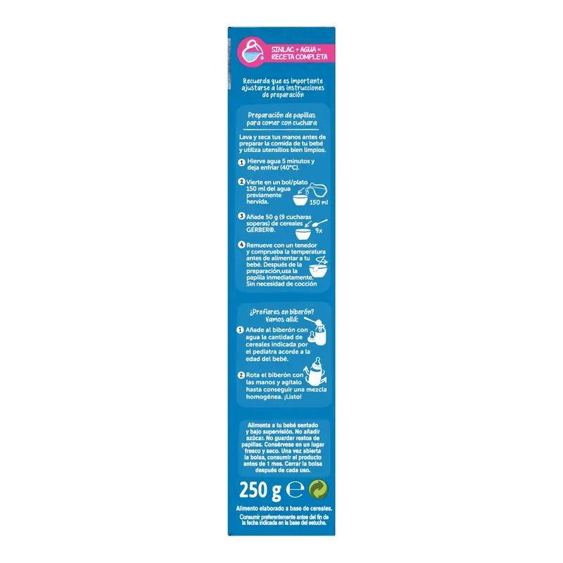 Gerber Papilla Expertcare Sinlac, ab 6 Monate, 250 Gr