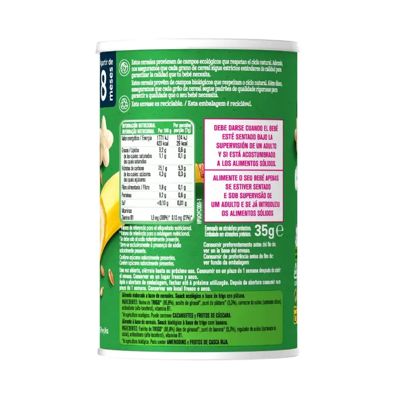 Gerber Snacks Bio-Bananen-Müsli-Snacks, 35g
