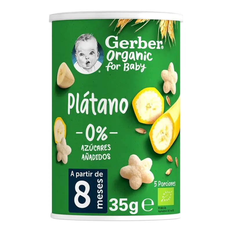 Gerber Snacks Bio-Bananen-Müsli-Snacks, 35g