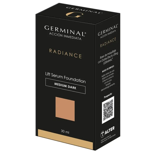 Germinal Makeup Base Lift Serum Foundation Medium Dunkel 30Ml
