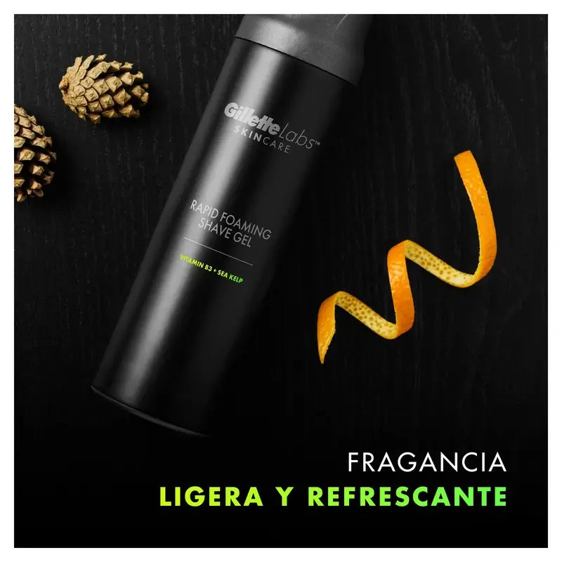 Gillette Labs Schnell-Schaum-Rasiergel, 198 ml