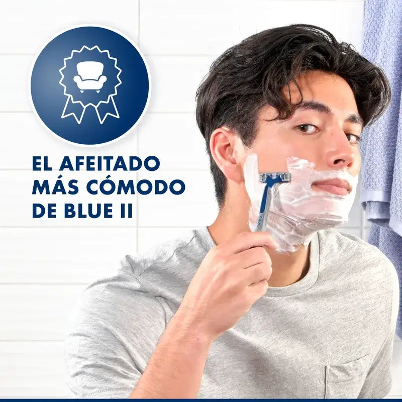 Gillette Blue Ii Max Einwegrasierer X10, 2 Klingen Gleitgel