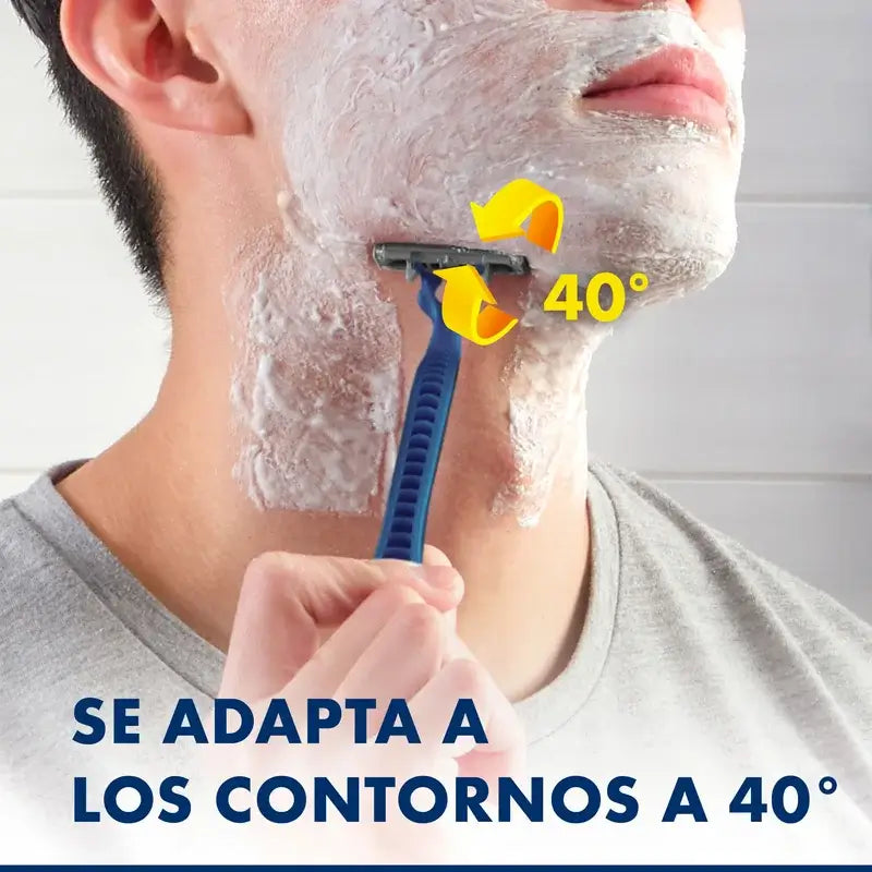 Gillette Blue Ii Max Einwegrasierer X10, 2 Klingen Gleitgel
