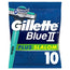 Gillette Blue Ii Plus Slalom Einwegrasierer, 10 Stück.