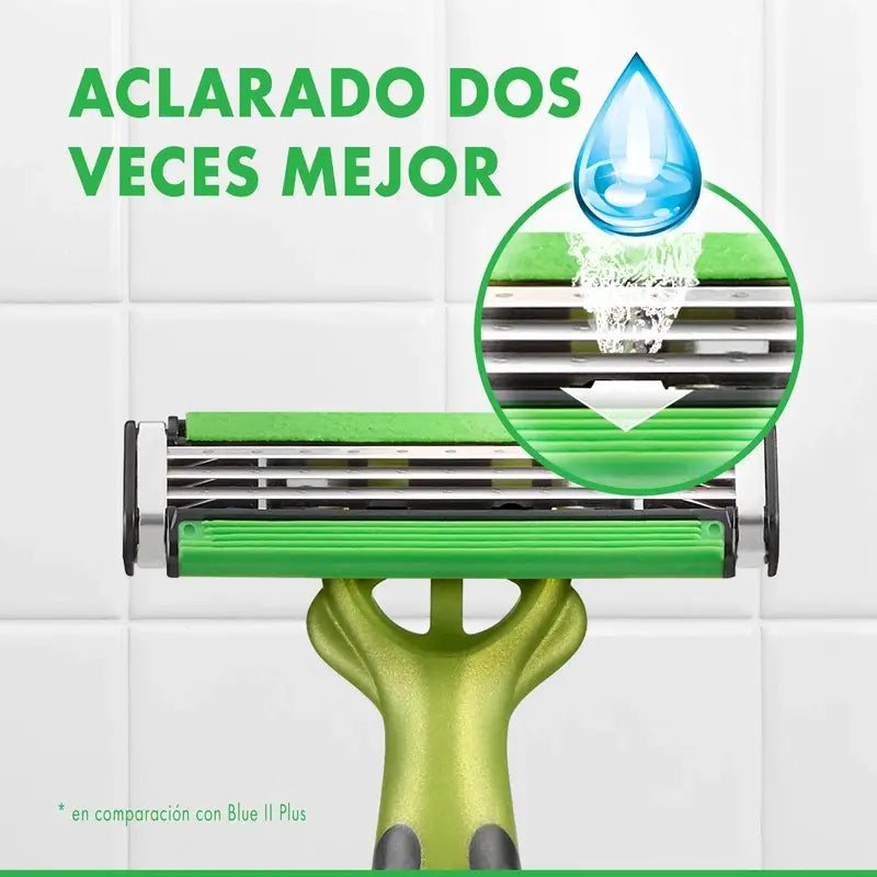 Gillette Blue3 Sensitive Einwegrasierer für Männer, 5 Stück.