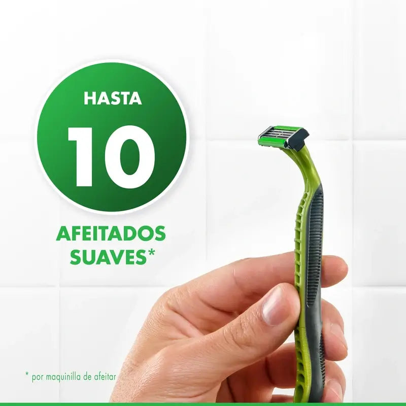 Gillette Blue3 Sensitive Einwegrasierer für Männer, 5 Stück.