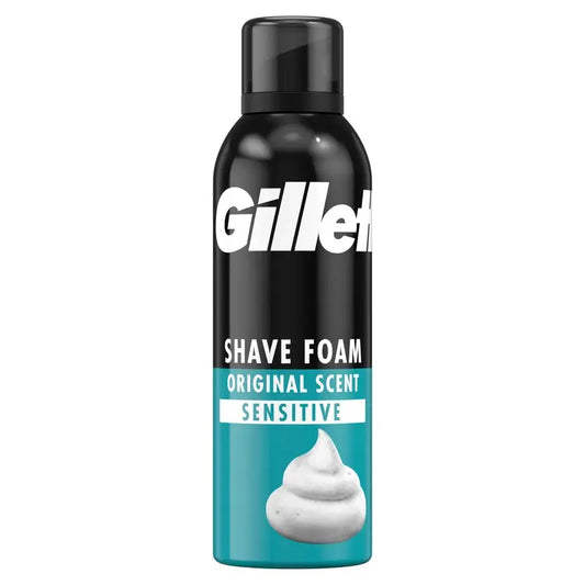 Gillette Classic Rasierschaum für Männer , 200 ml