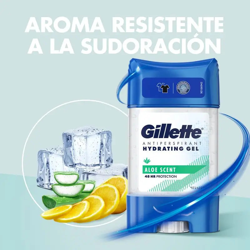 Gillette Deodorant Hydra Antitranspirant Gel Aloe 70Ml