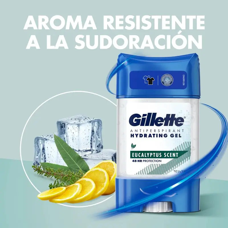 Gillette Deodorant Hydra Antitranspirant Gel Eukalyptus 70 Ml