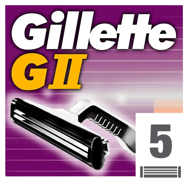 Gillette Gii Rasierer Nachfüllpackung, 5 Stück.