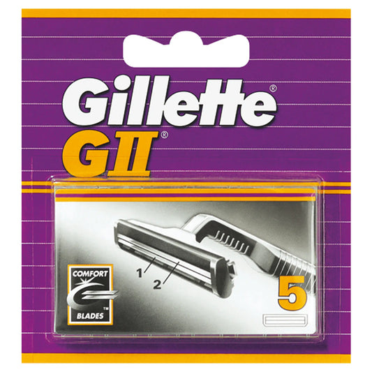Gillette Gii Rasierer Nachfüllpackung, 5 Stück.