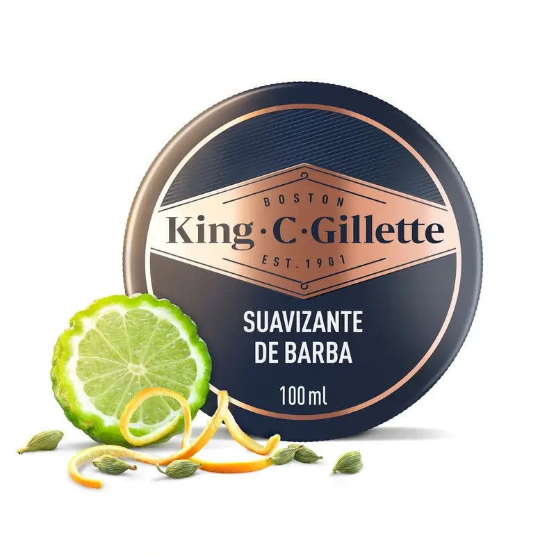 Gillette King C. Smooth Bartbalsam, 100 ml