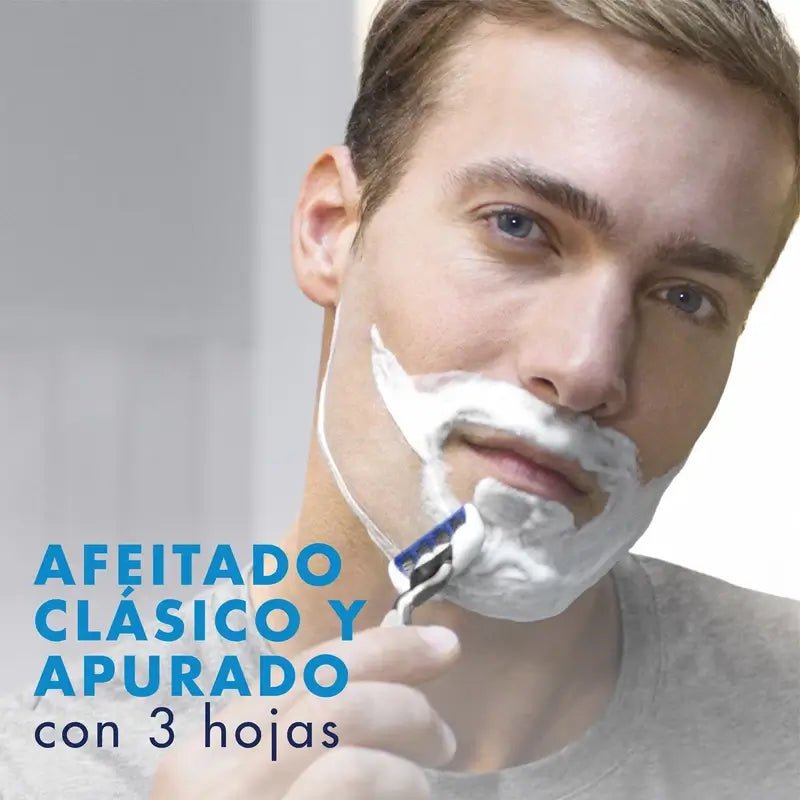 Gillette Mach3 Turbo Rasierer für Männer, 4 Stück.