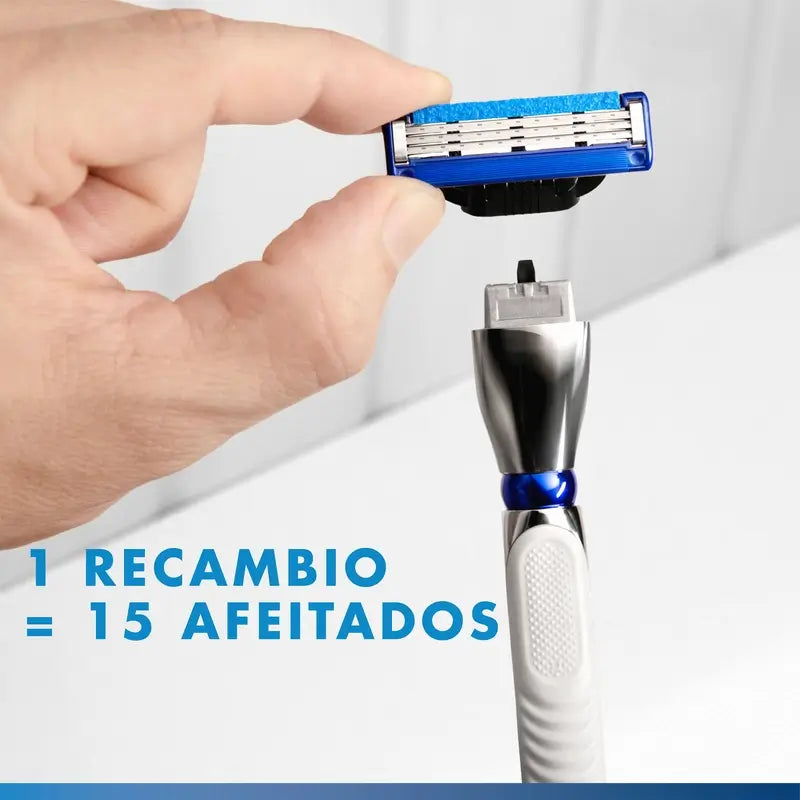 Gillette Mach3 Turbo Rasierer für Männer, 4 Stück.